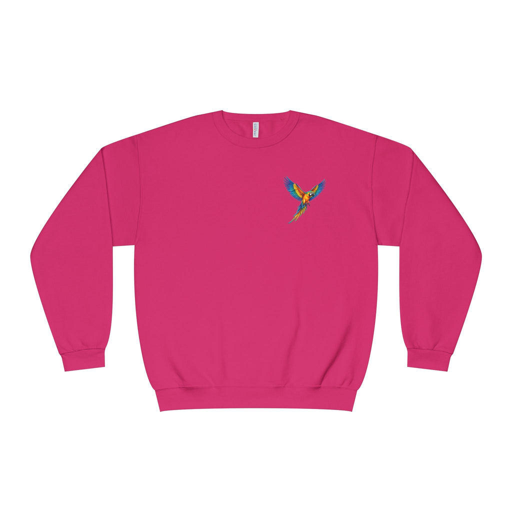 Tropical Beach Icons Sweatshirt Hummingbird Chest - Etna Gift