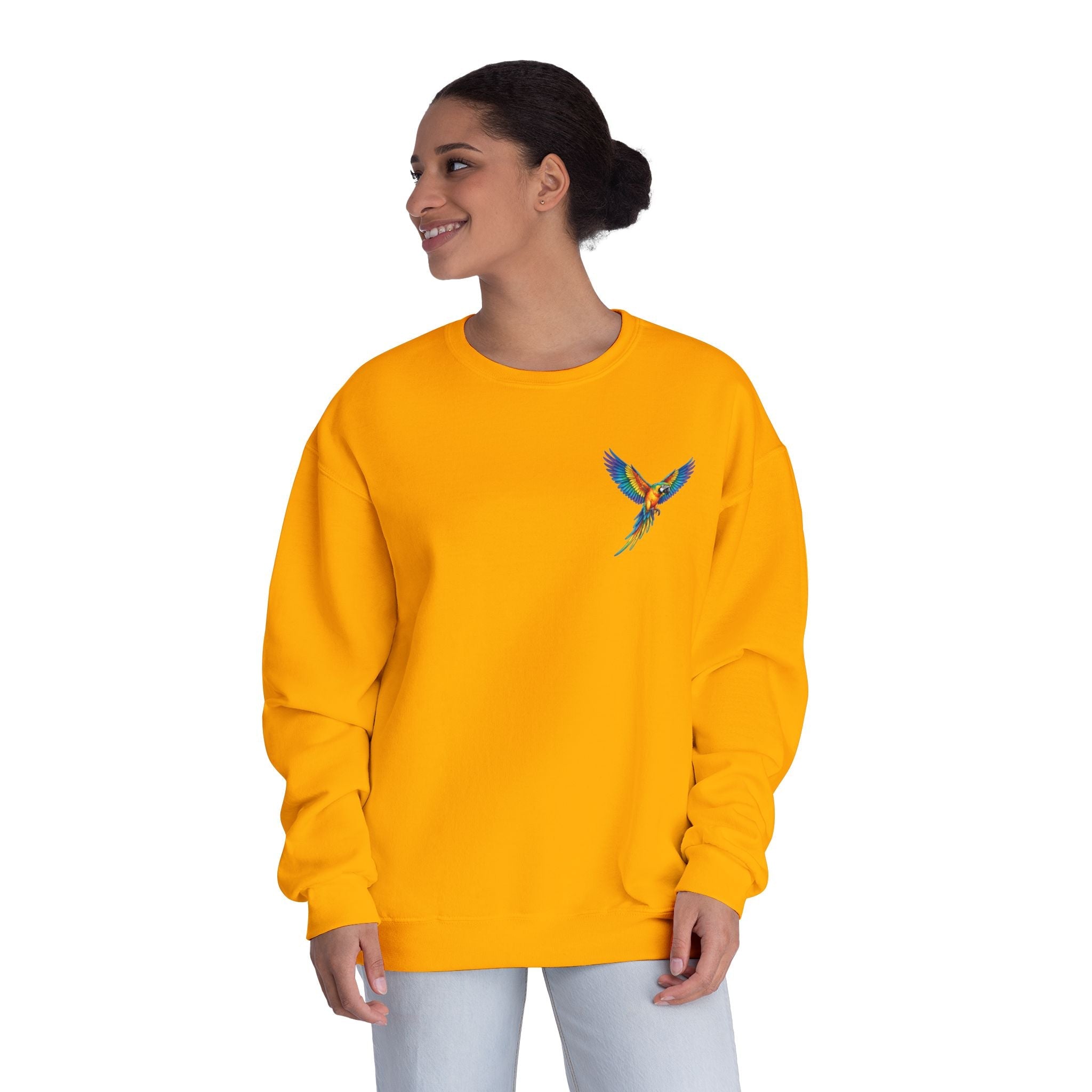 Tropical Beach Icons Sweatshirt Hummingbird Chest - Etna Gift