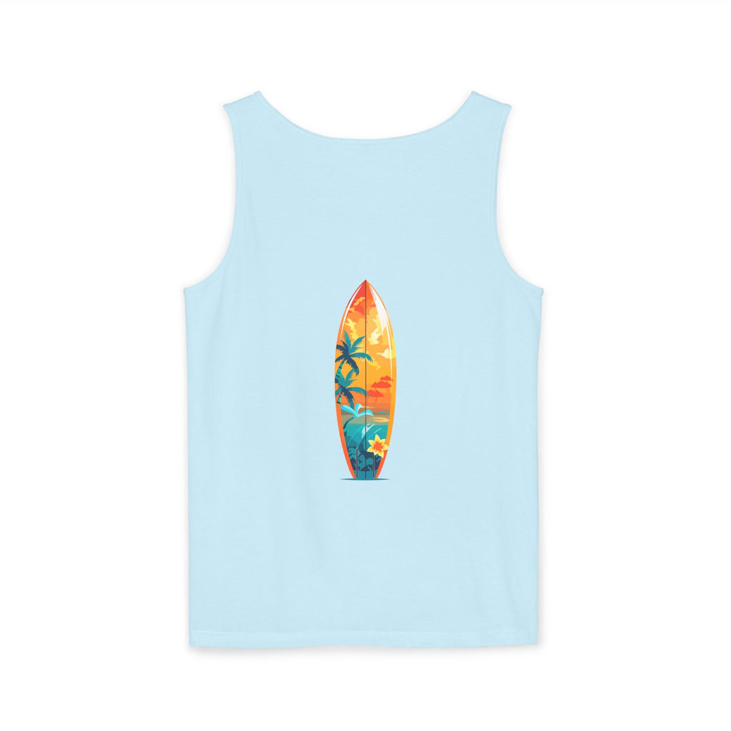 Tropical Sunset Tank Top Palm Tree Beach Graphic Tank - Etna Gift