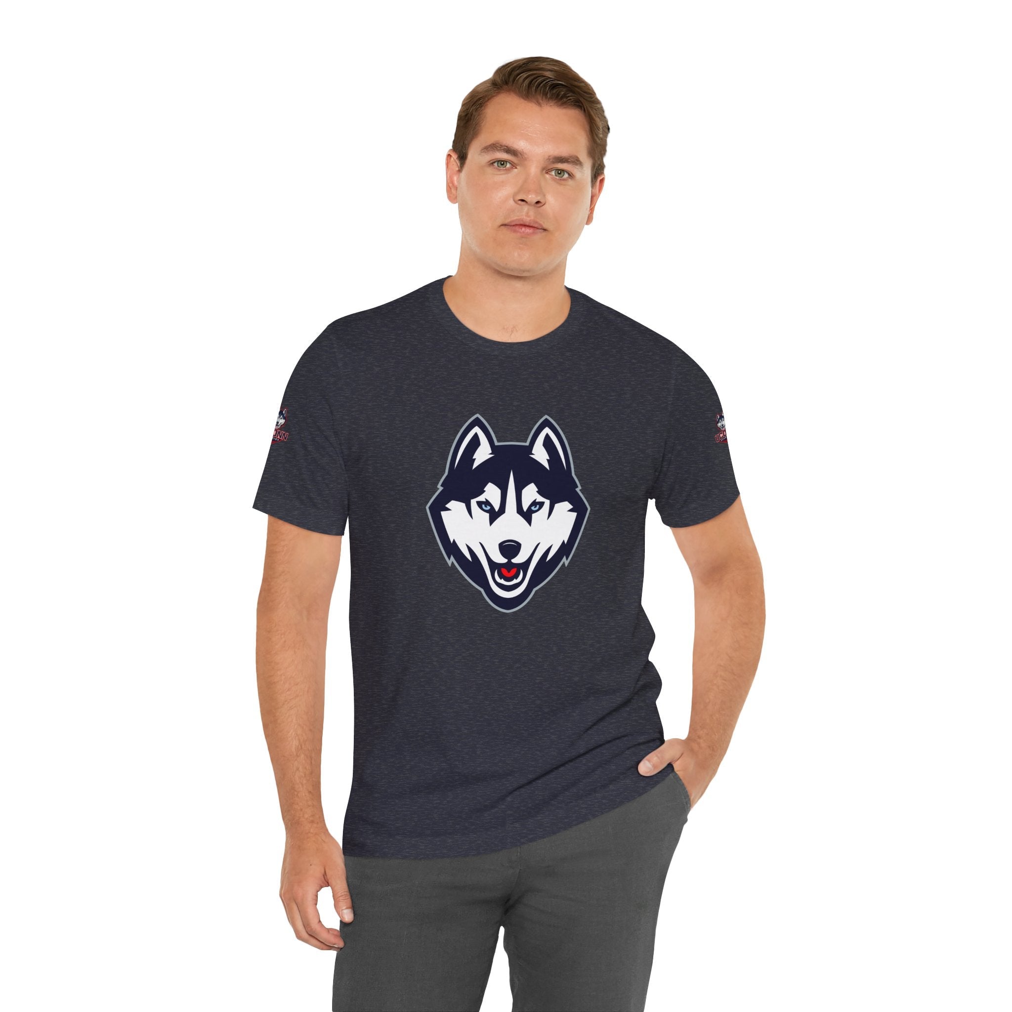 UConn Basketball Fan T-Shirt — Huskies College Basketball Tee - Etna Gift