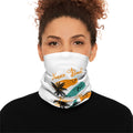 Venice Beach Palm Waves Neck Gaiter — Lightweight Beach Face Covering - Etna Gift