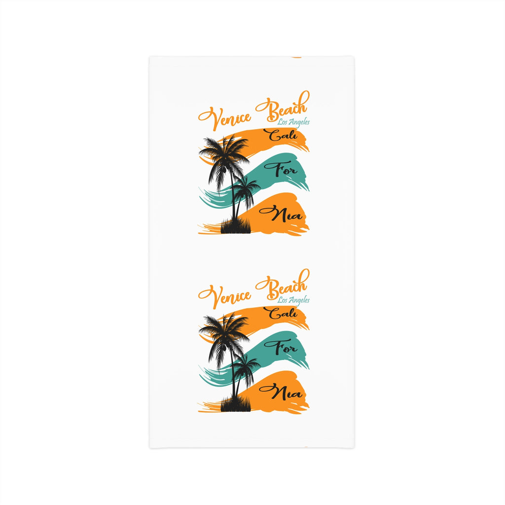 Venice Beach Palm Waves Neck Gaiter — Lightweight Beach Face Covering - Etna Gift