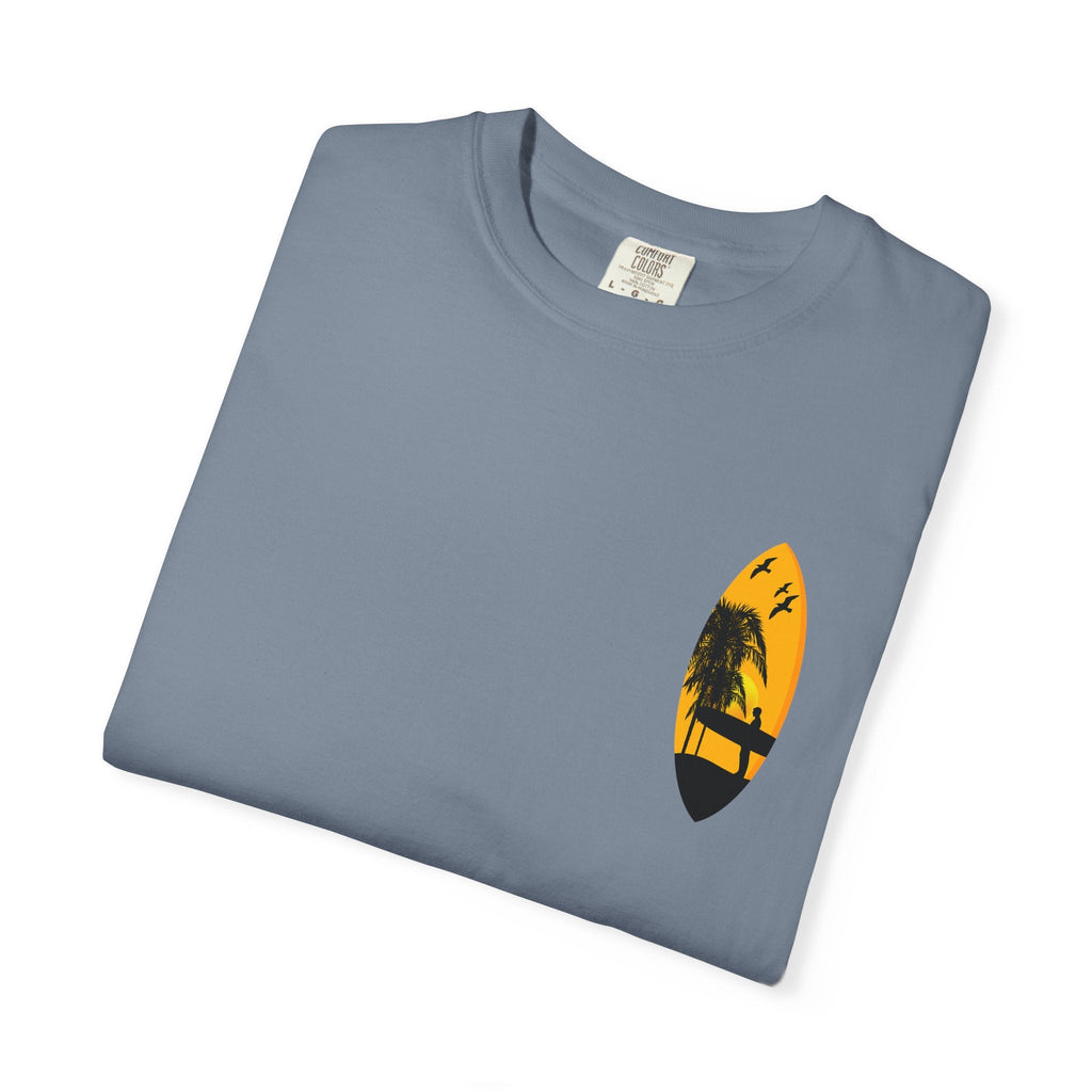 Venice Beach Sunset T-Shirt Palm Trees & Surf Retro Graphic - Etna Gift