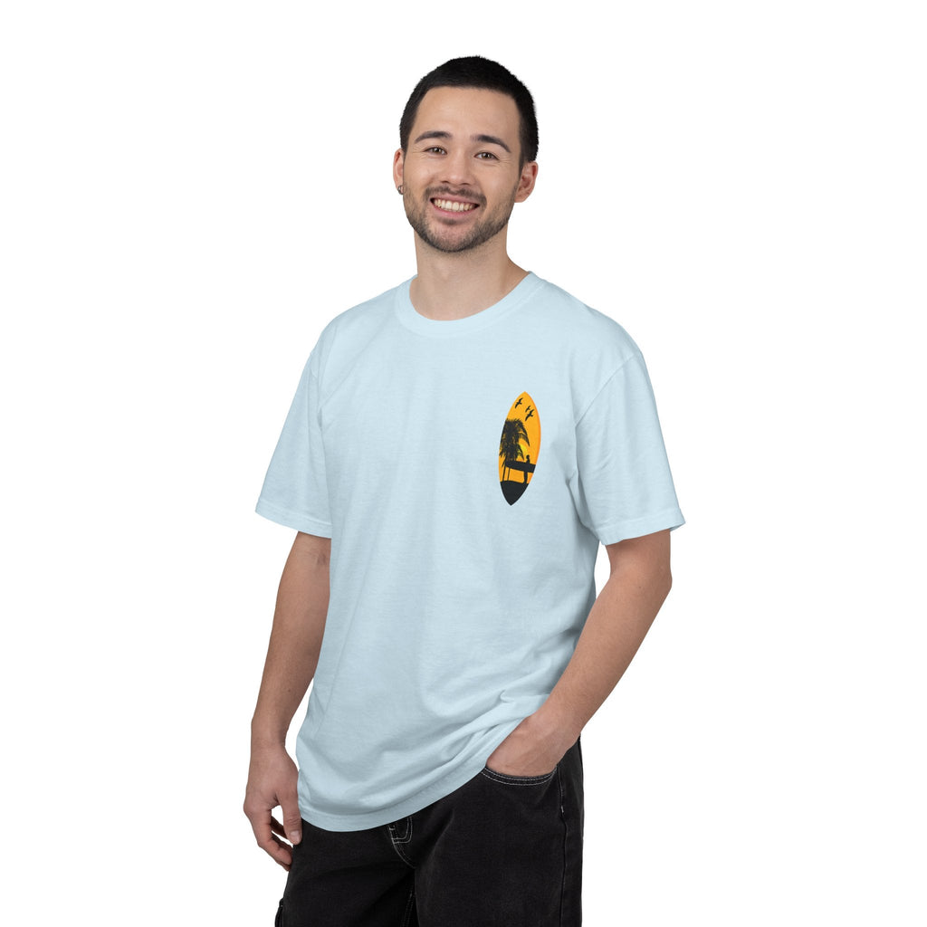 Venice Beach Sunset T-Shirt Palm Trees & Surf Retro Graphic - Etna Gift