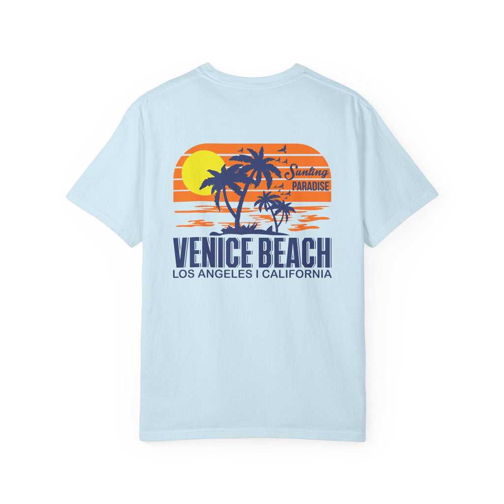 Venice Beach Sunset T-Shirt Palm Trees & Surf Retro Graphic - Etna Gift
