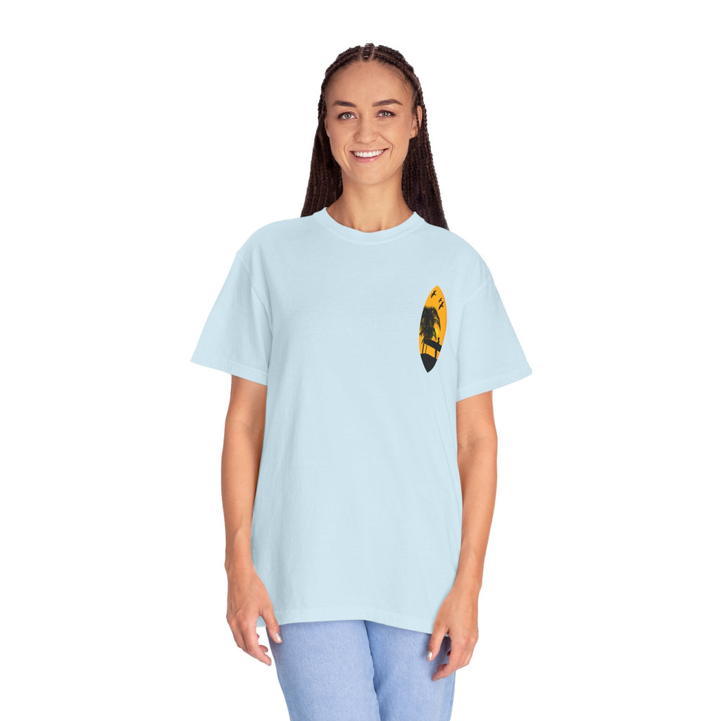 Venice Beach Sunset T-Shirt Palm Trees & Surf Retro Graphic - Etna Gift