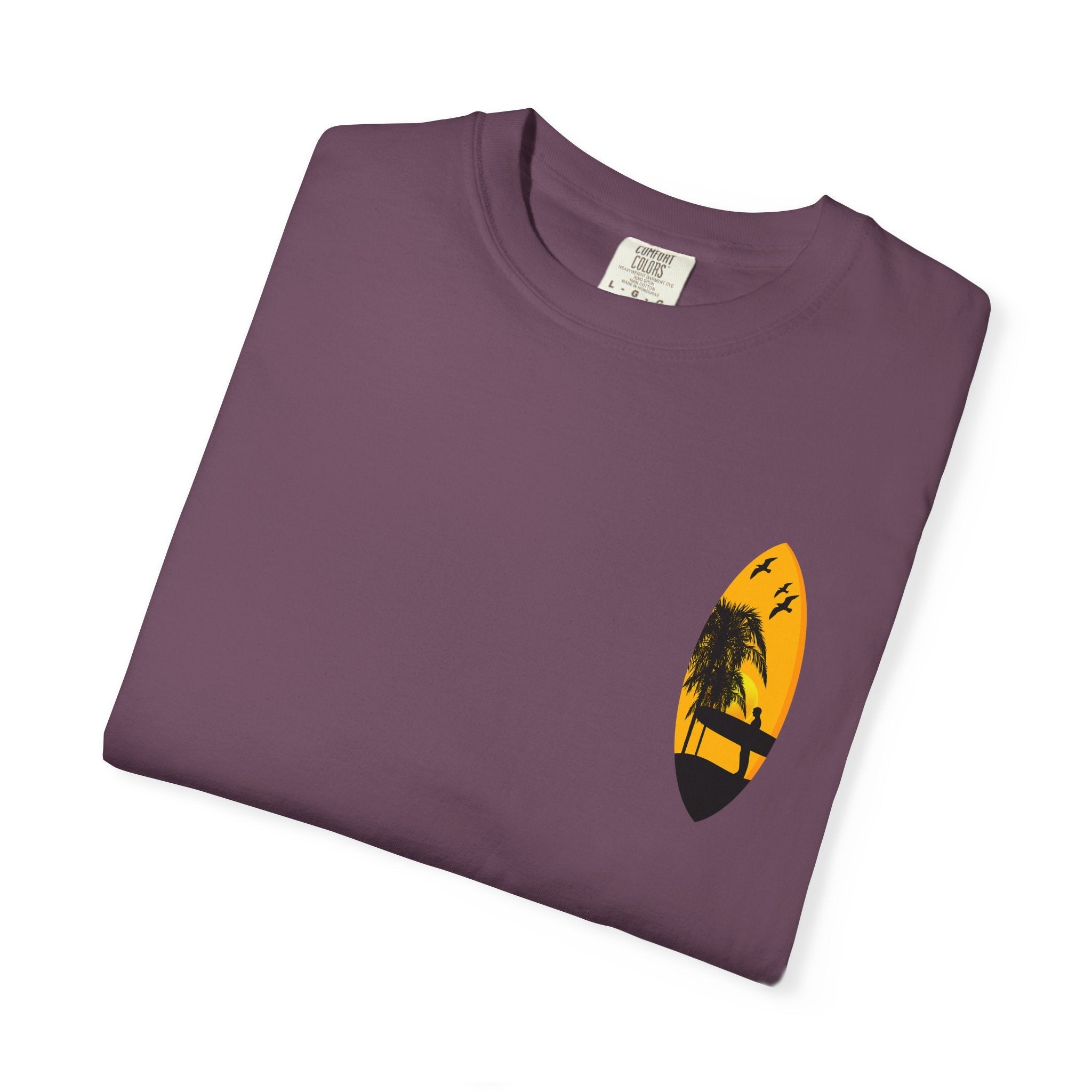Venice Beach Sunset T-Shirt Palm Trees & Surf Retro Graphic - Etna Gift