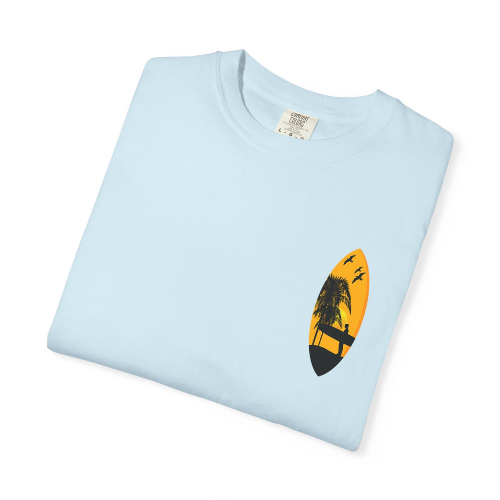 Venice Beach Sunset T-Shirt Palm Trees & Surf Retro Graphic - Etna Gift