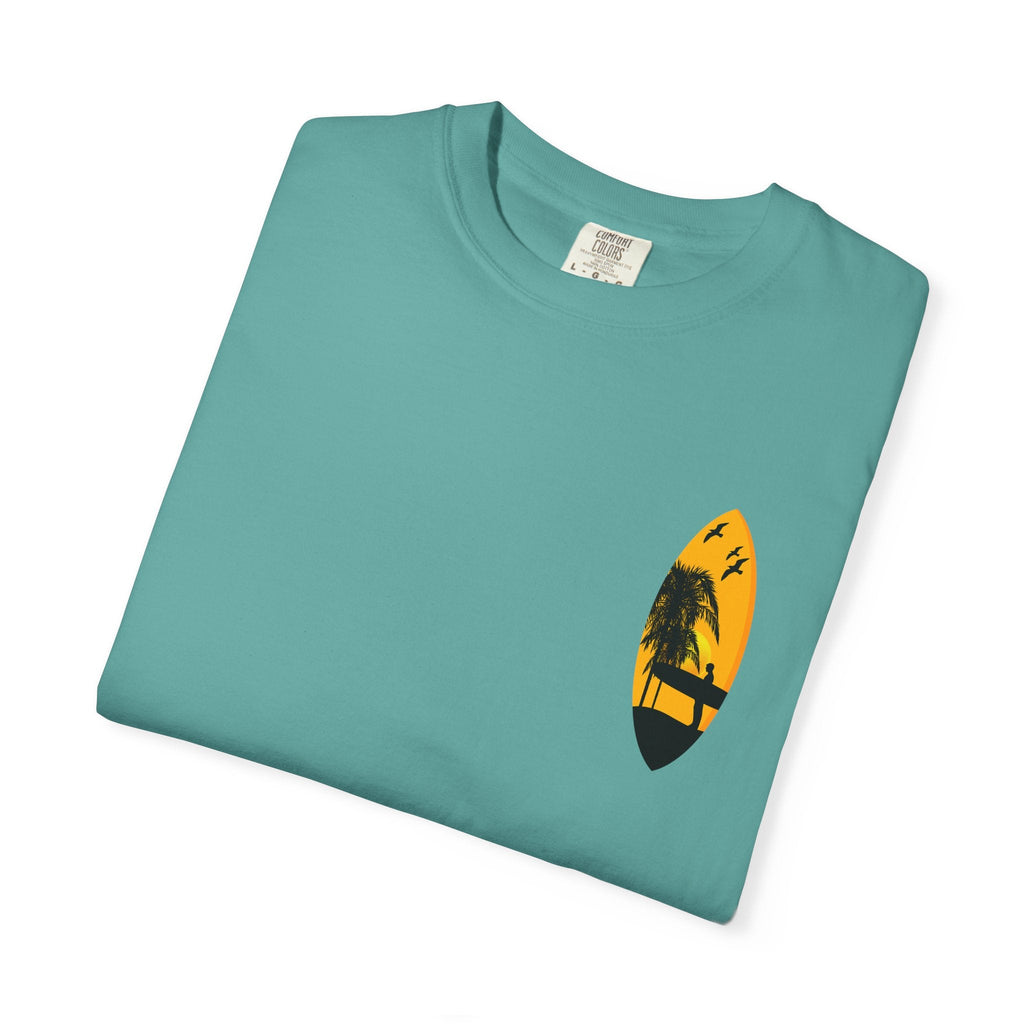 Venice Beach Sunset T-Shirt Palm Trees & Surf Retro Graphic - Etna Gift