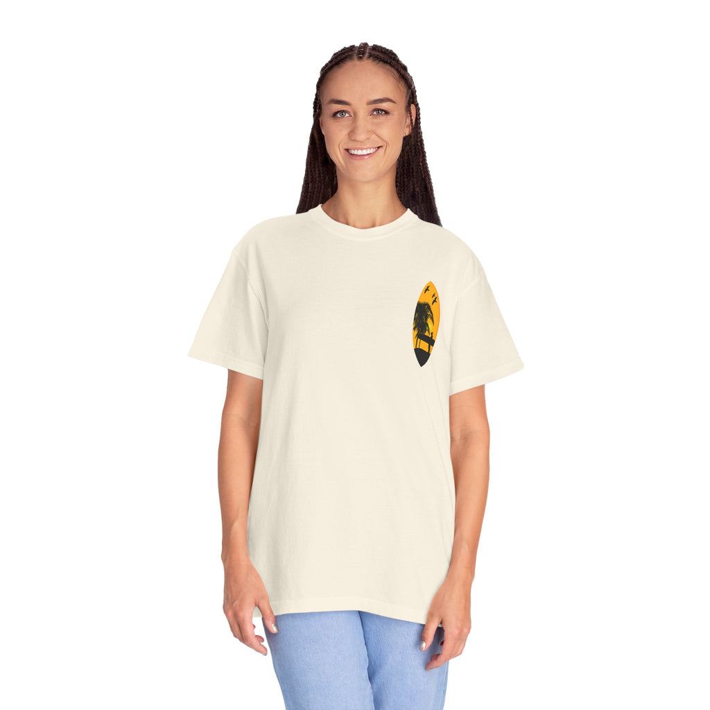 Venice Beach Sunset T-Shirt Palm Trees & Surf Retro Graphic - Etna Gift