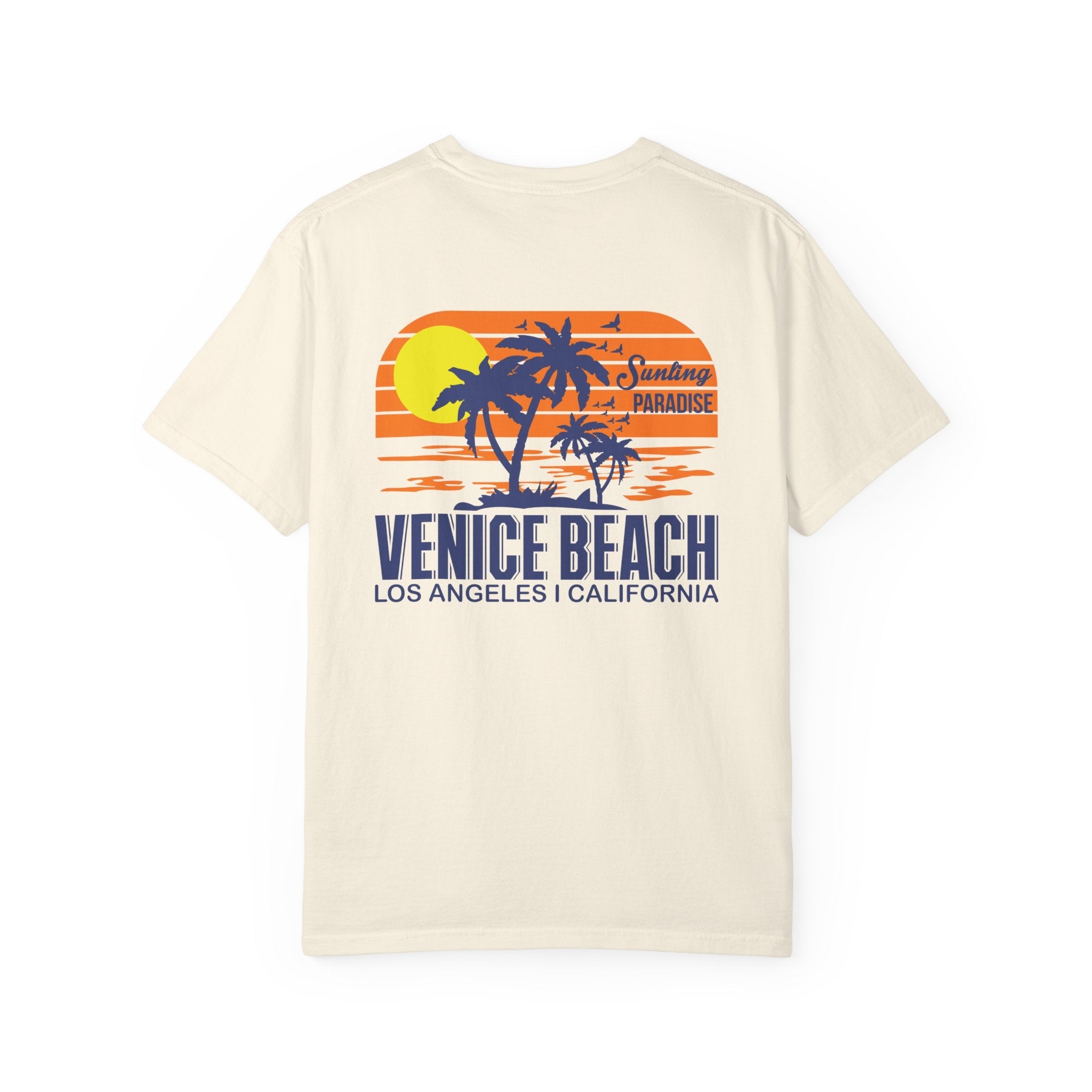 Venice Beach Sunset T-Shirt Palm Trees & Surf Retro Graphic - Etna Gift