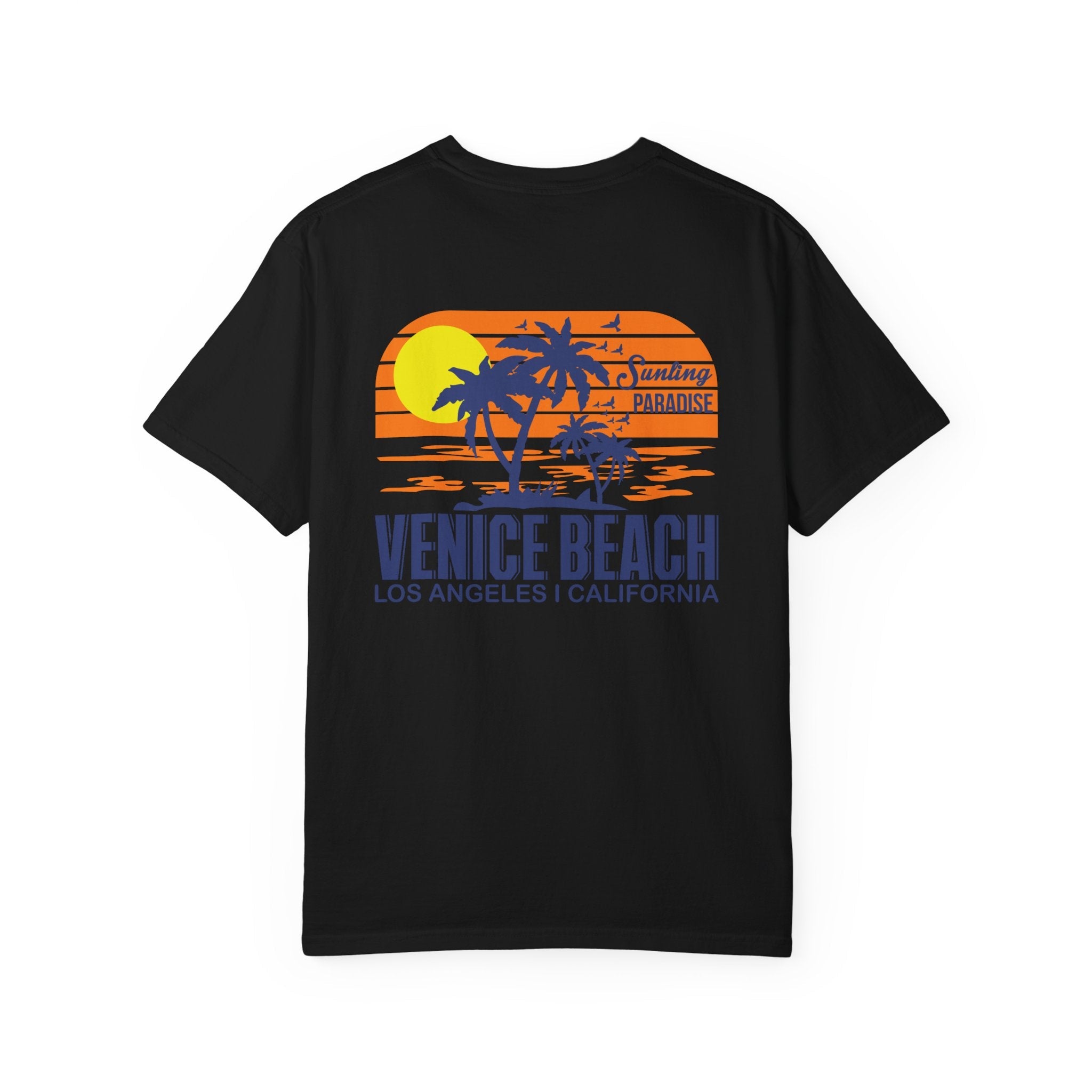 Venice Beach Sunset T-Shirt Palm Trees & Surf Retro Graphic - Etna Gift