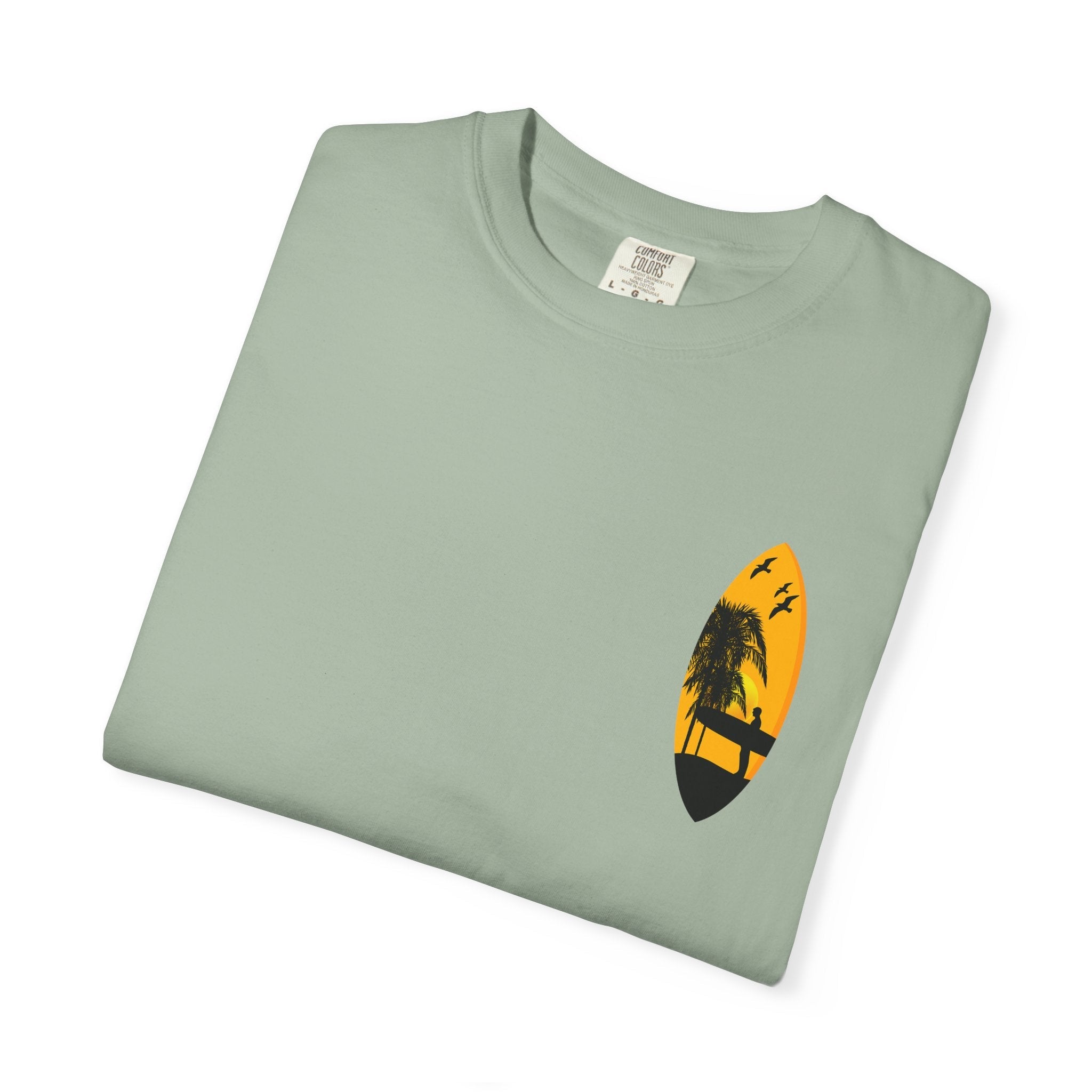 Venice Beach Sunset T-Shirt Palm Trees & Surf Retro Graphic - Etna Gift