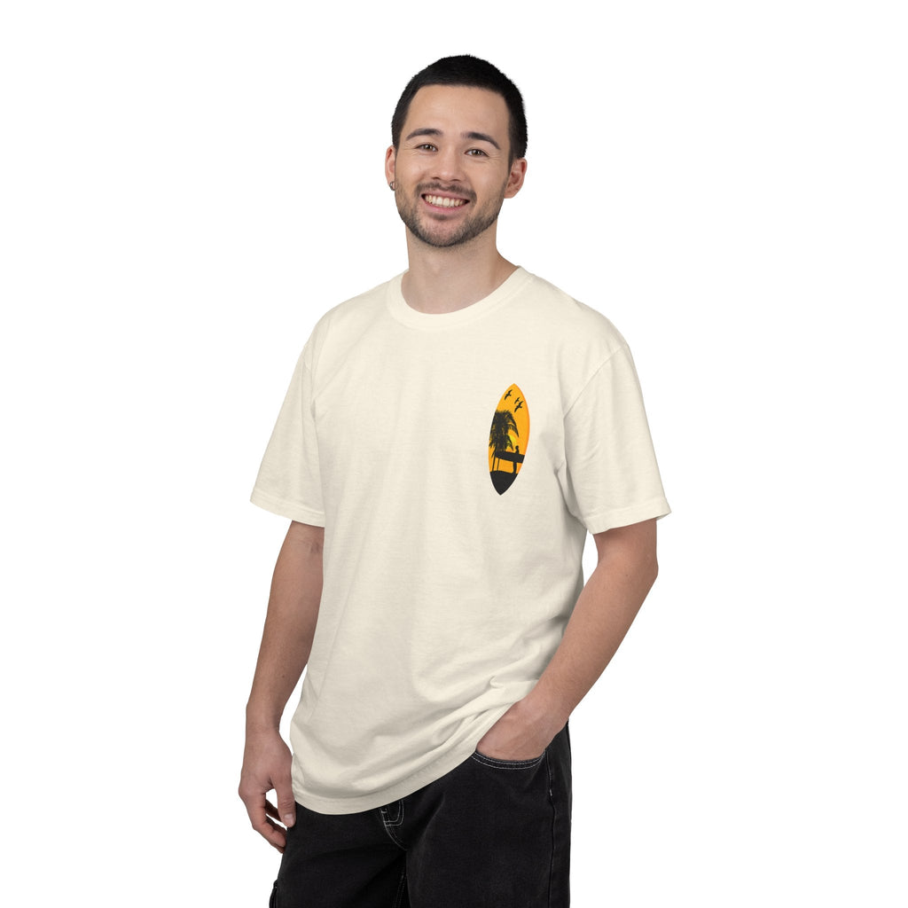 Venice Beach Sunset T-Shirt Palm Trees & Surf Retro Graphic - Etna Gift