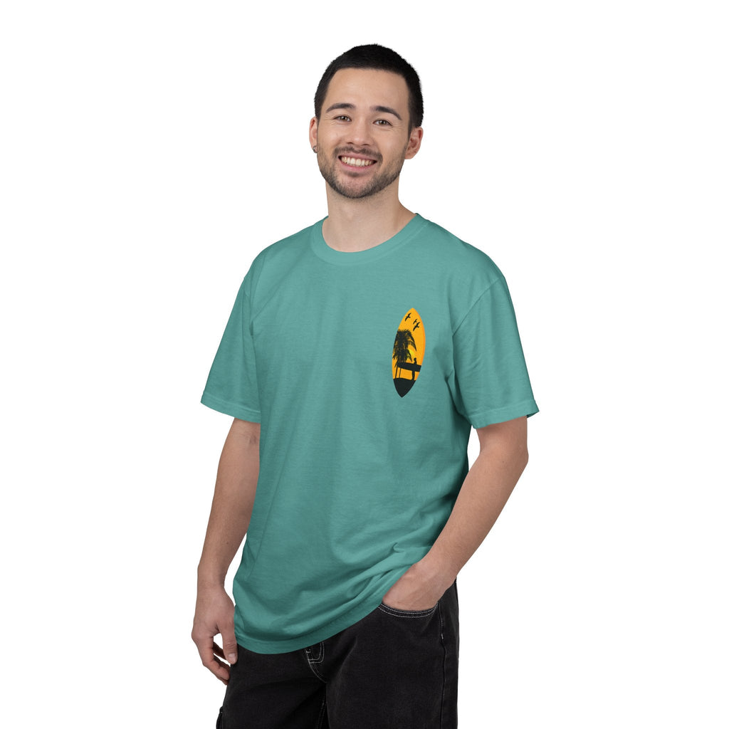 Venice Beach Sunset T-Shirt Palm Trees & Surf Retro Graphic - Etna Gift
