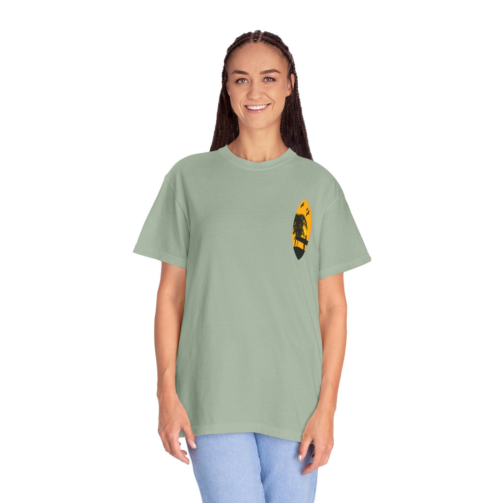 Venice Beach Sunset T-Shirt Palm Trees & Surf Retro Graphic - Etna Gift