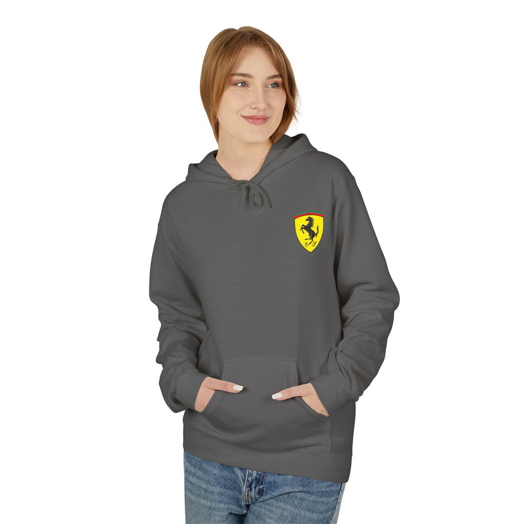 Vintage Ferrari F1 Racing Car Hoodie Prancing Horse Crest - Etna Gift
