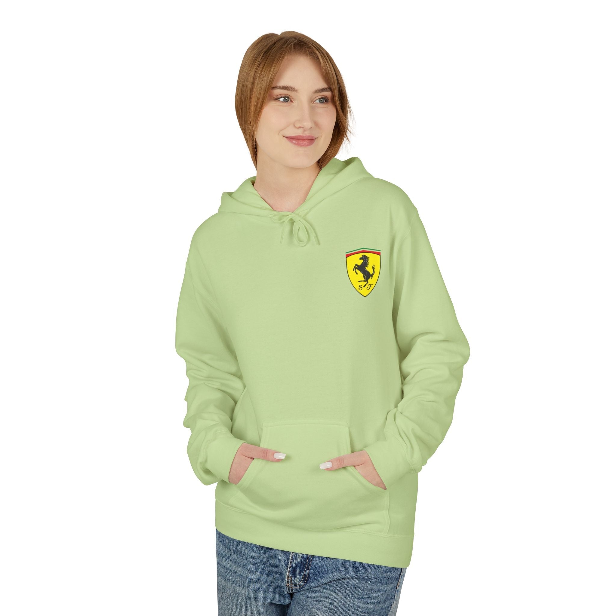 Vintage Ferrari F1 Racing Car Hoodie Prancing Horse Crest - Etna Gift