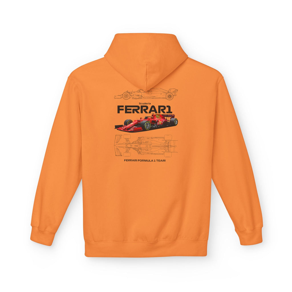 Vintage Ferrari F1 Racing Car Hoodie Prancing Horse Crest - Etna Gift