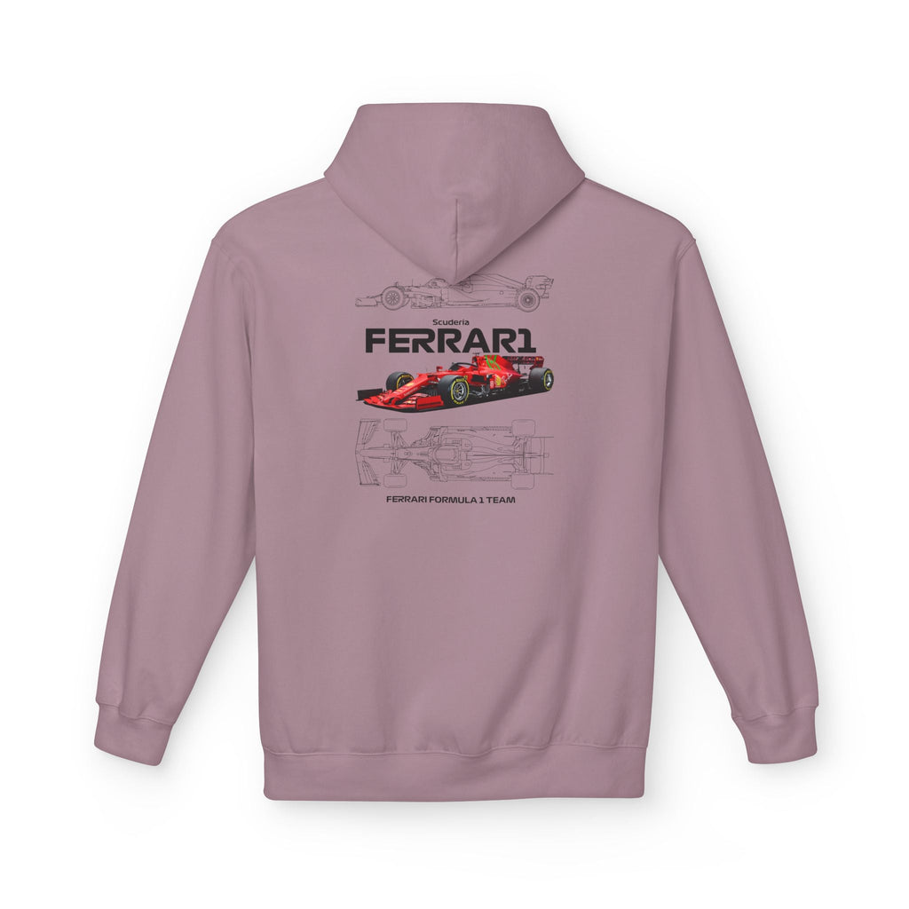 Vintage Ferrari F1 Racing Car Hoodie Prancing Horse Crest - Etna Gift