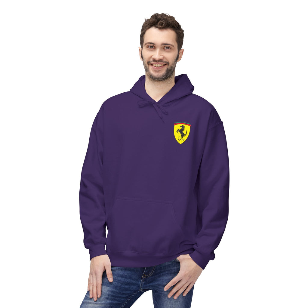 Vintage Ferrari F1 Racing Car Hoodie Prancing Horse Crest - Etna Gift