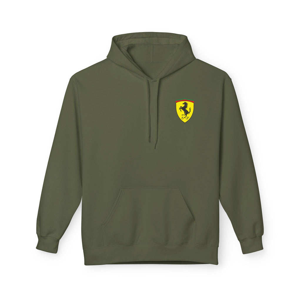 Vintage Ferrari F1 Racing Car Hoodie Prancing Horse Crest - Etna Gift