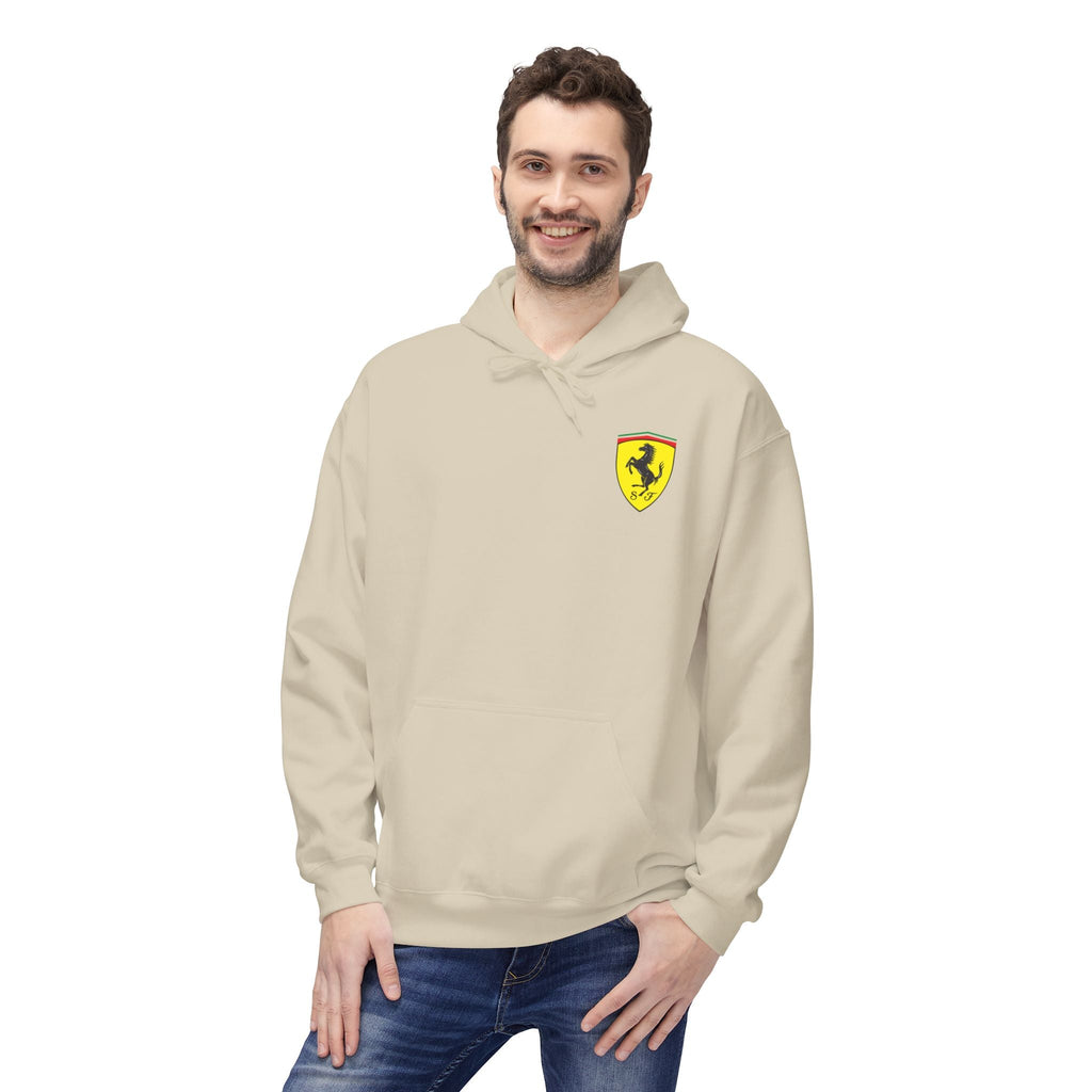 Vintage Ferrari F1 Racing Car Hoodie Prancing Horse Crest - Etna Gift