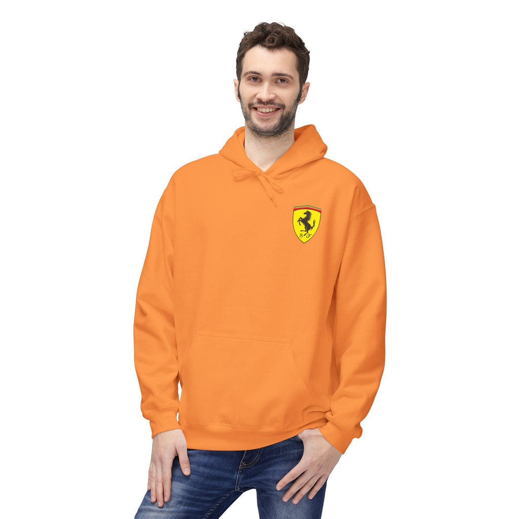 Vintage Ferrari F1 Racing Car Hoodie Prancing Horse Crest - Etna Gift