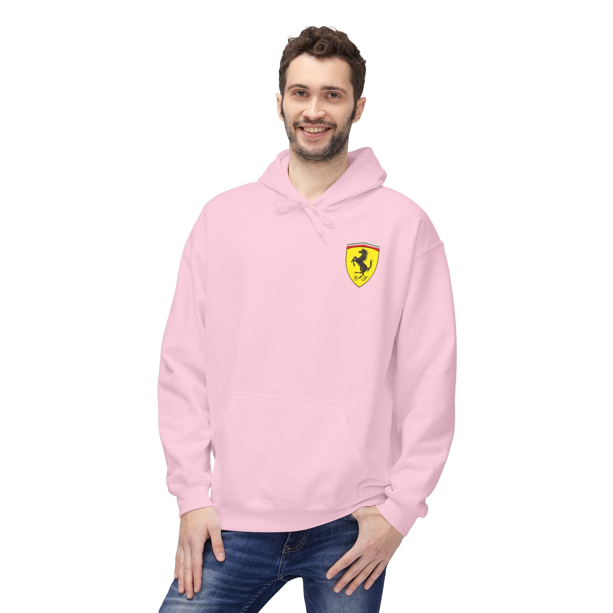 Vintage Ferrari F1 Racing Car Hoodie Prancing Horse Crest - Etna Gift