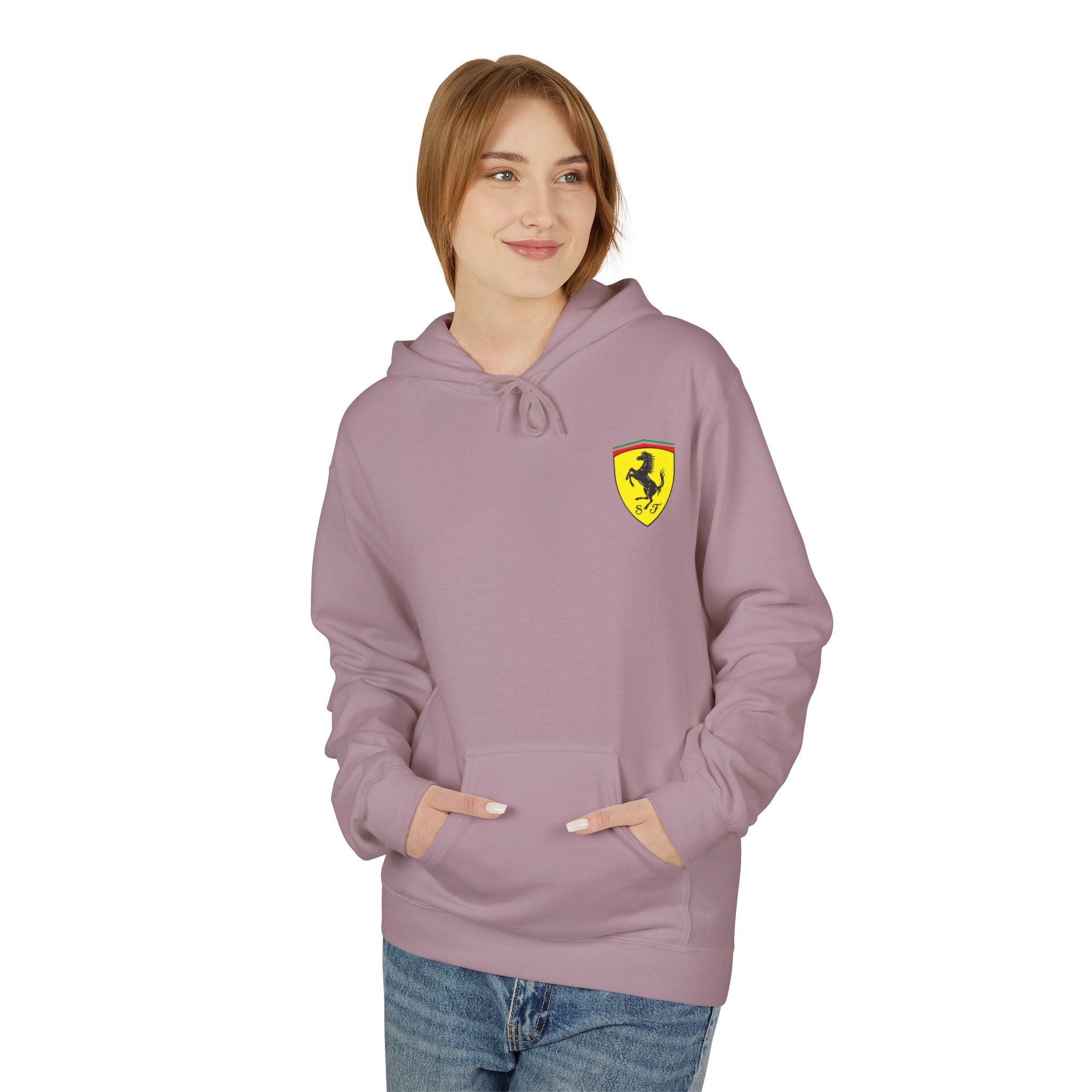 Vintage Ferrari F1 Racing Car Hoodie Prancing Horse Crest - Etna Gift