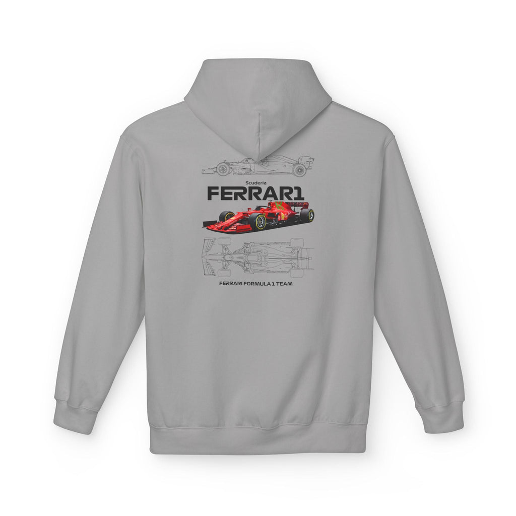 Vintage Ferrari F1 Racing Car Hoodie Prancing Horse Crest - Etna Gift