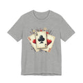 Vintage Playing Cards tee Ace of Clubs Hearts design - Etna Gift