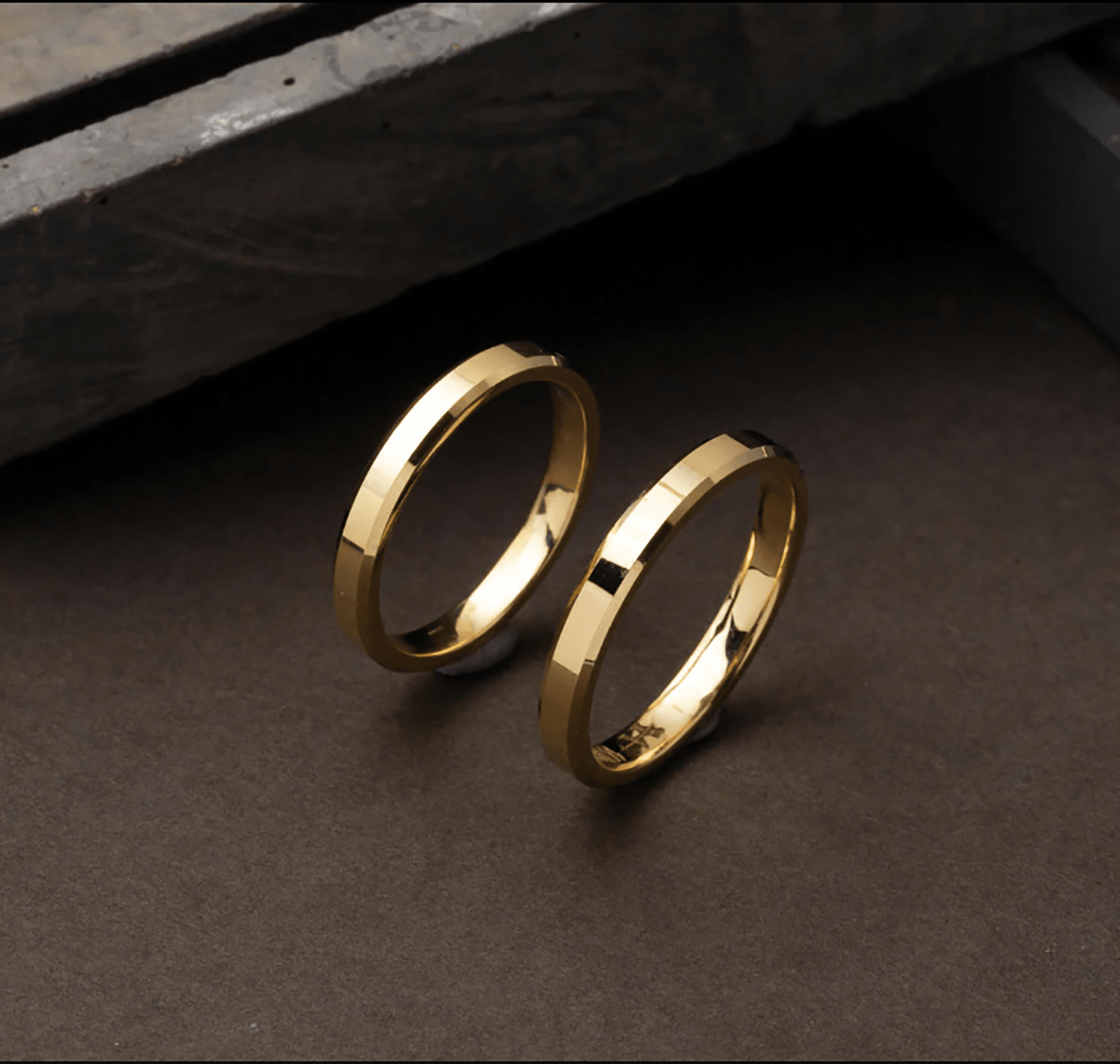 Wedding Band – 925 Sterling Silver, Flat Cut, 3 mm - Etna Gift