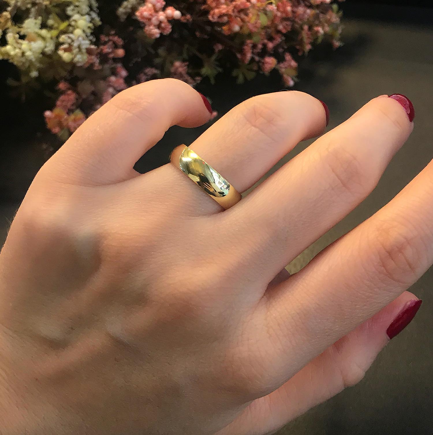 Wedding band ring 925 sterling silver wedding band - Etna Gift