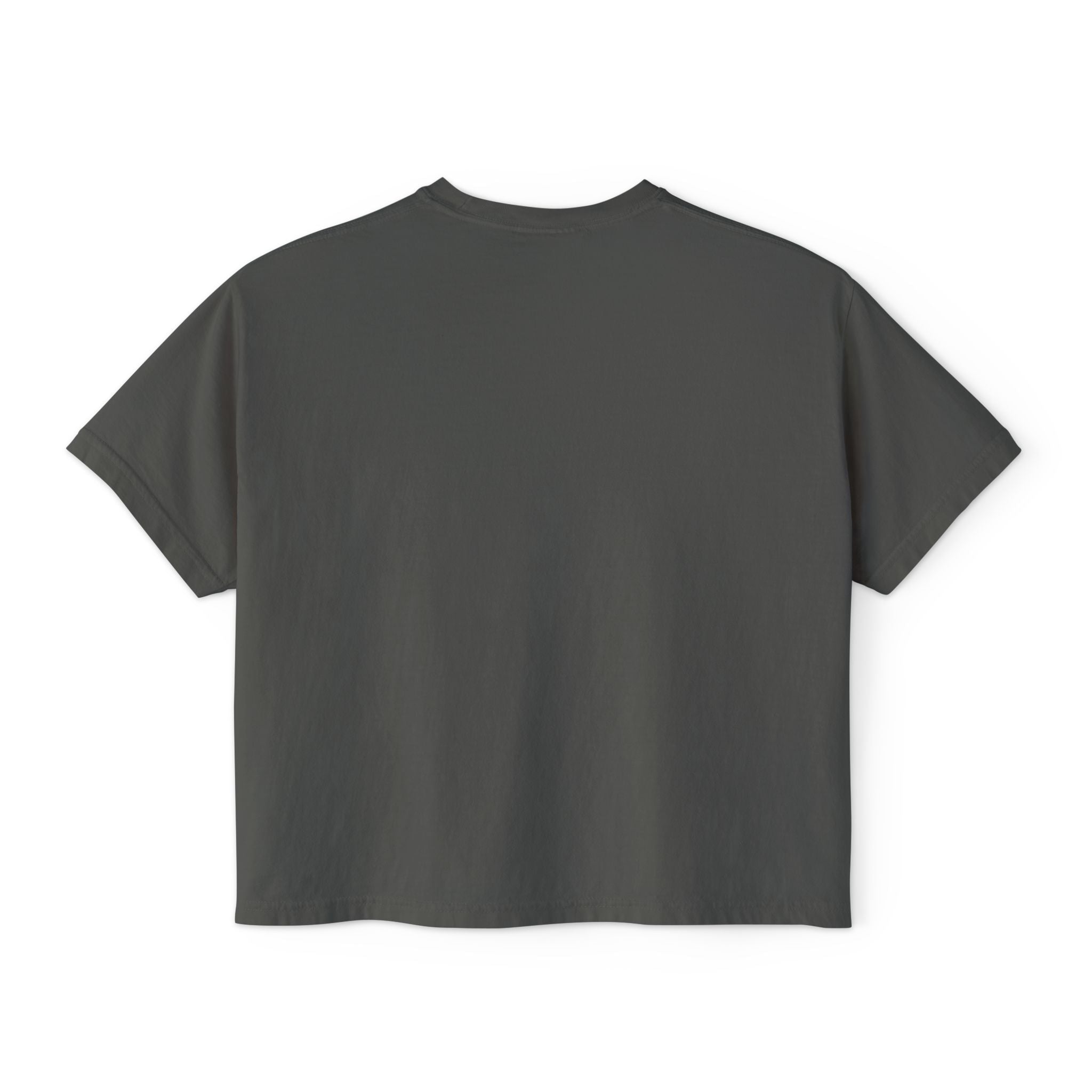 Women's Boxy Tee — Minimal NFL Logo Cropped T-Shirt - Etna Gift