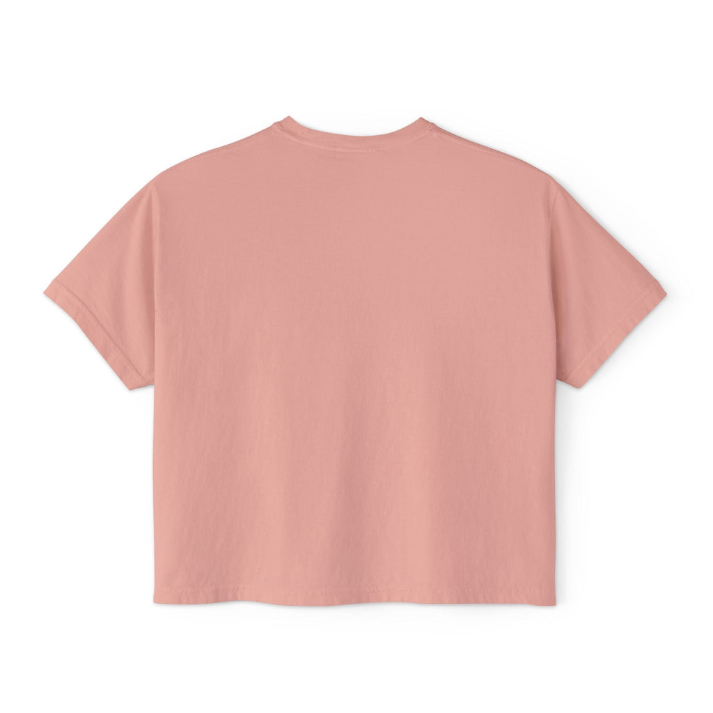 Women's Boxy Tee — Minimal NFL Logo Cropped T-Shirt - Etna Gift
