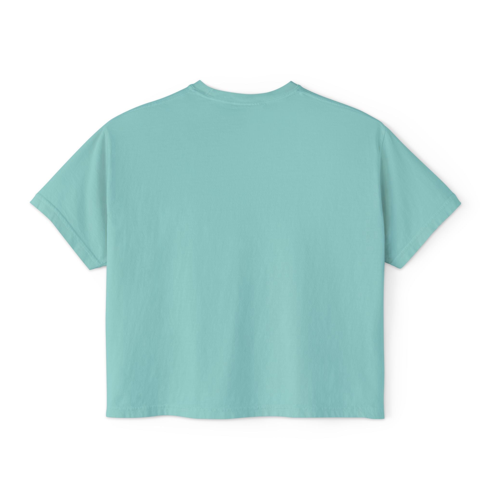 Women's Boxy Tee — Minimal NFL Logo Cropped T-Shirt - Etna Gift