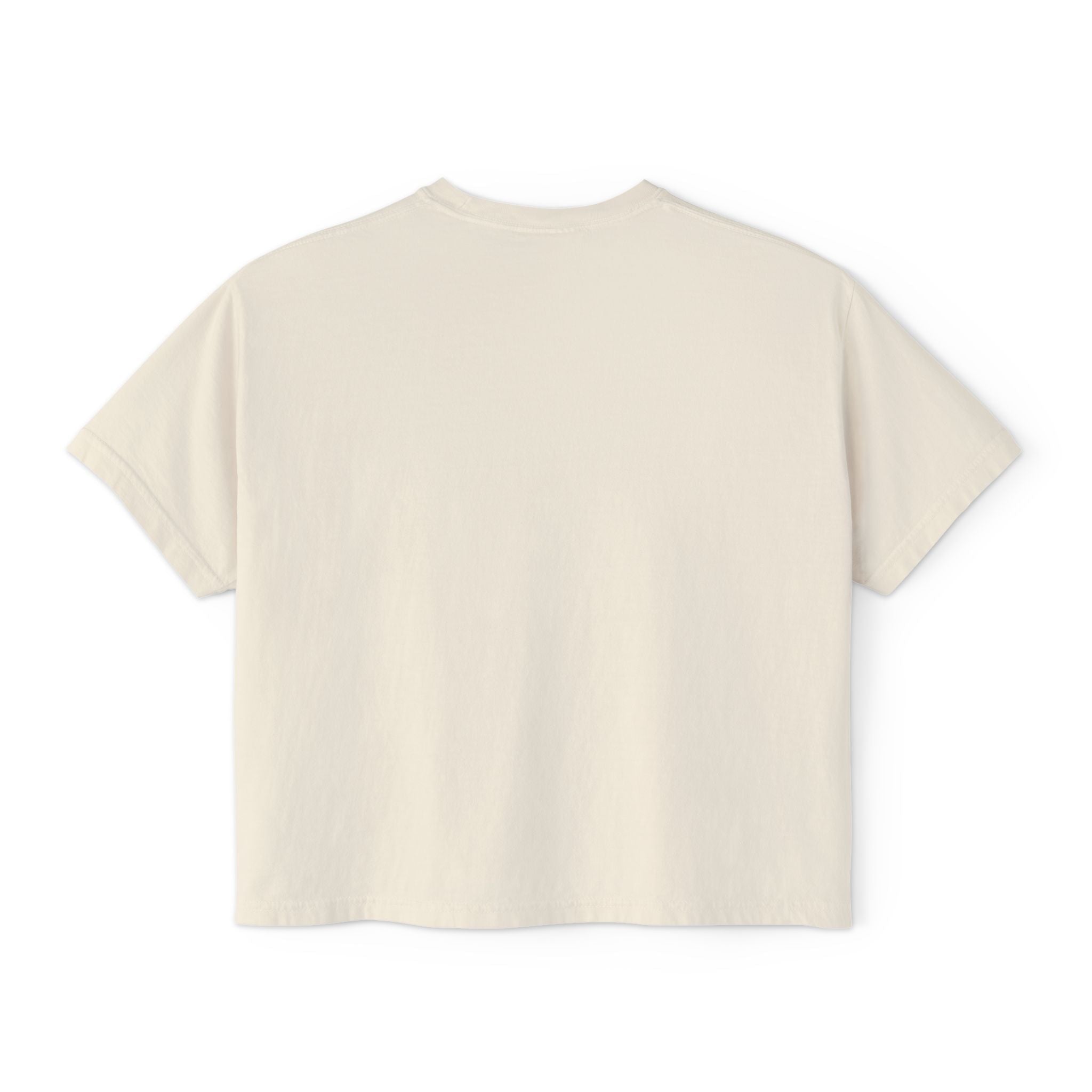 Women's Boxy Tee — Minimal NFL Logo Cropped T-Shirt - Etna Gift