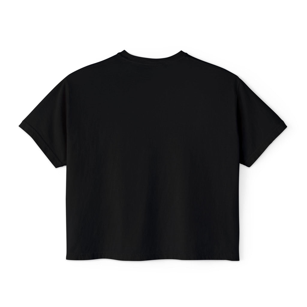 Women's Boxy Tee — Minimal NFL Logo Cropped T-Shirt - Etna Gift