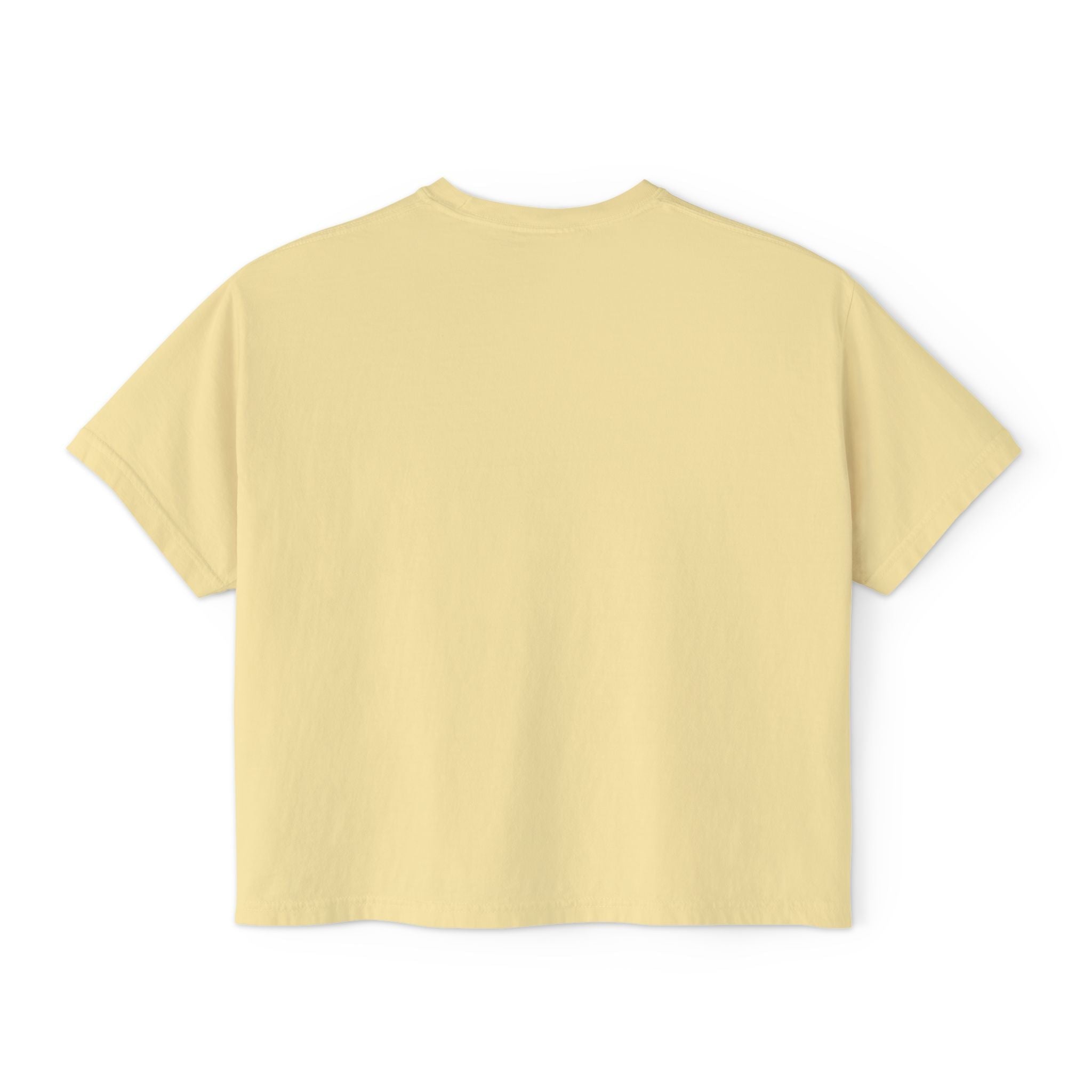 Women's Boxy Tee — Minimal NFL Logo Cropped T-Shirt - Etna Gift