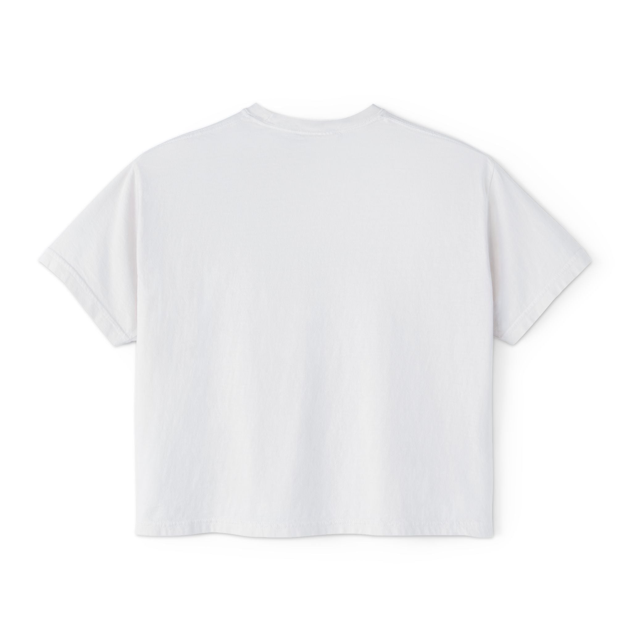 Women's Boxy Tee — Minimal NFL Logo Cropped T-Shirt - Etna Gift