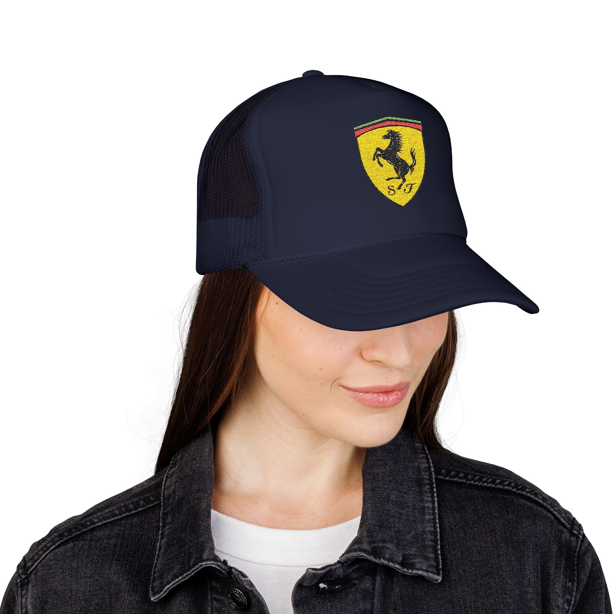Women's Ferrari sports cap, custom design - Etna Gift