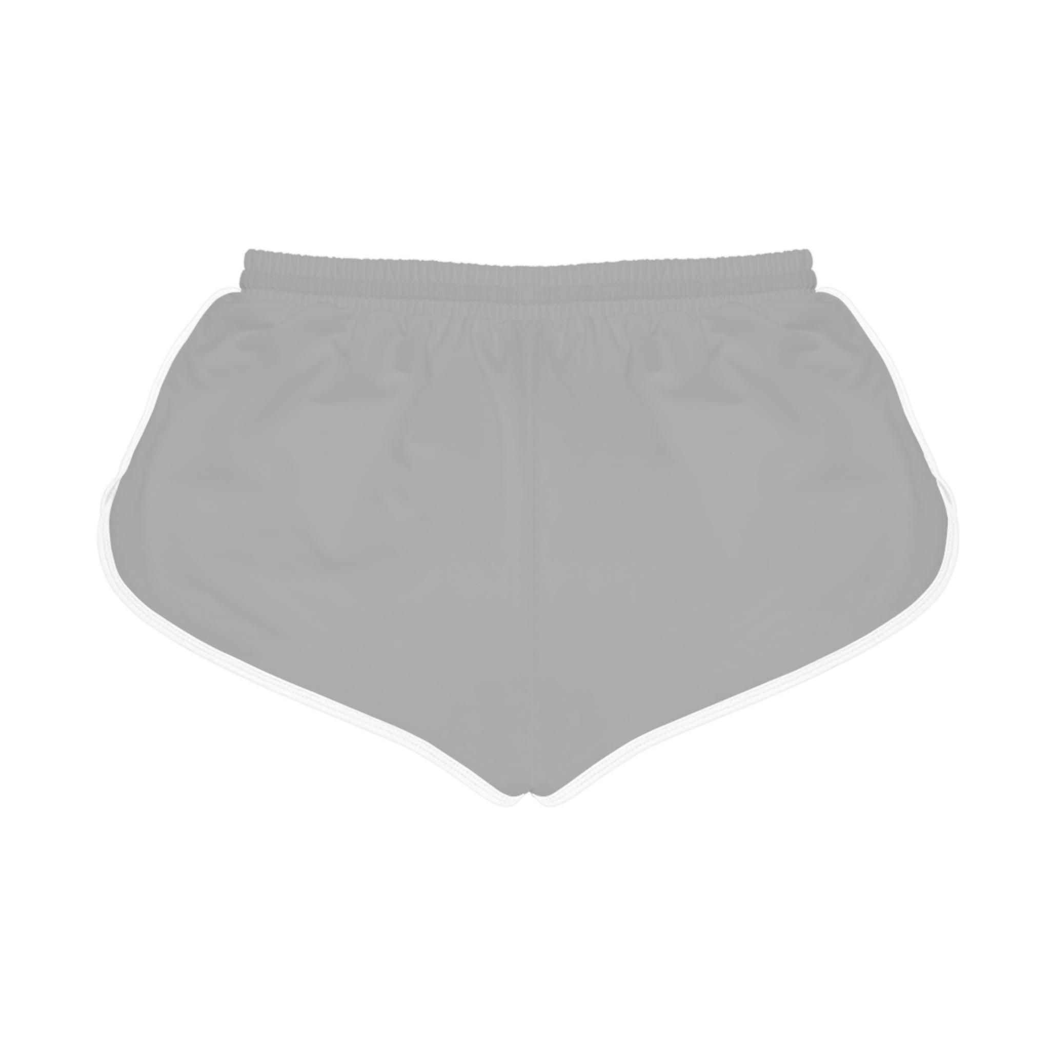 Women's Grey Relaxed Shorts with Pink Monogram Casual Lounge & Activewear - Etna Gift