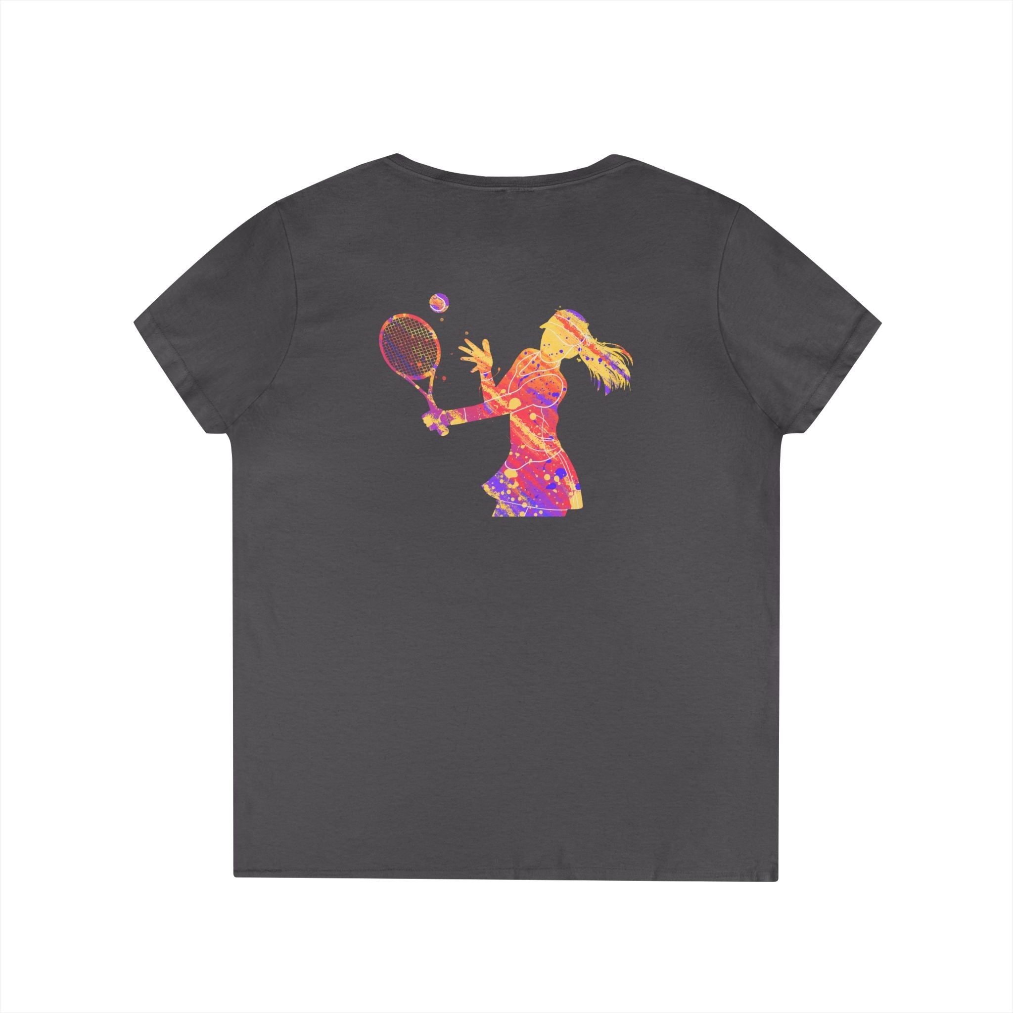 Women's Tennis Player Skater Skirt — Female Athlete Print - Etna Gift
