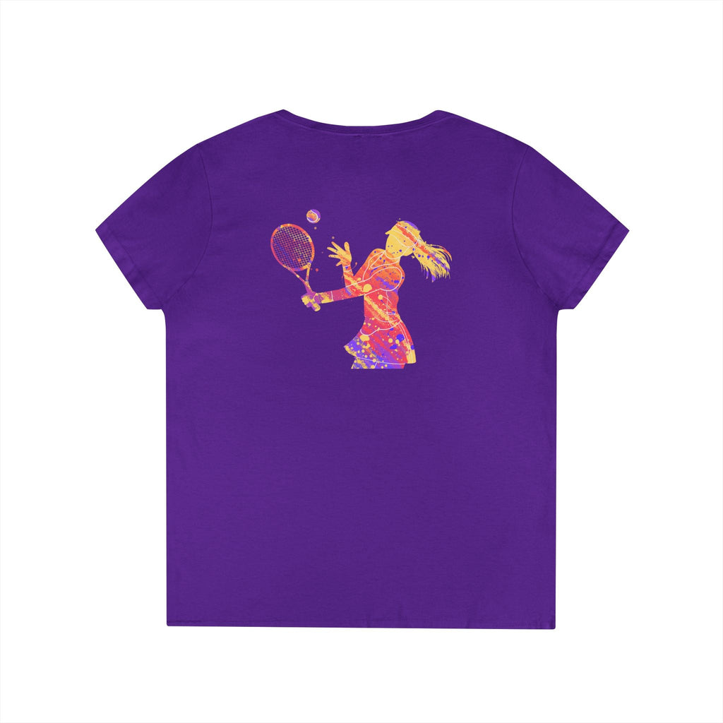 Women's Tennis Player Skater Skirt — Female Athlete Print - Etna Gift