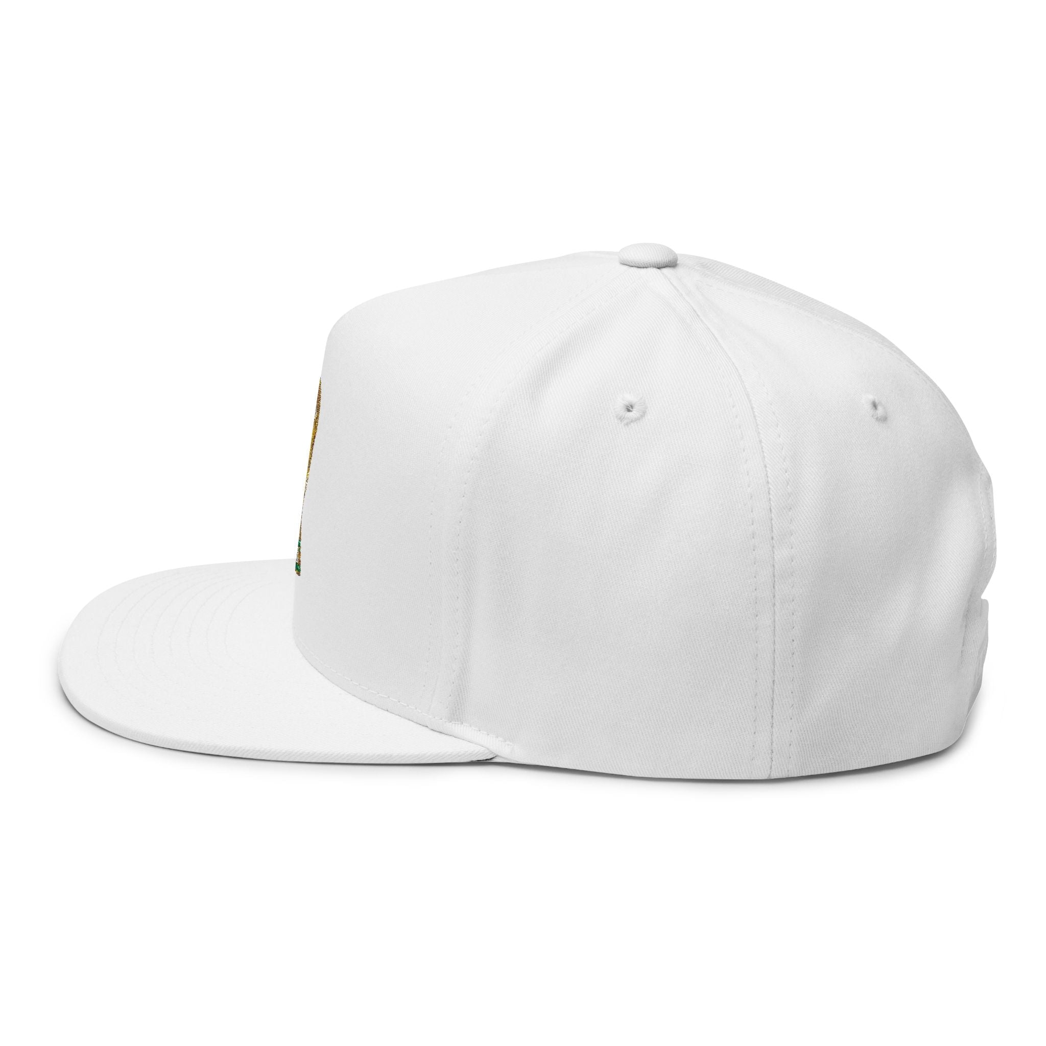 World Cup Trophy Embroidered Flat Bill Cap - Etna Gift