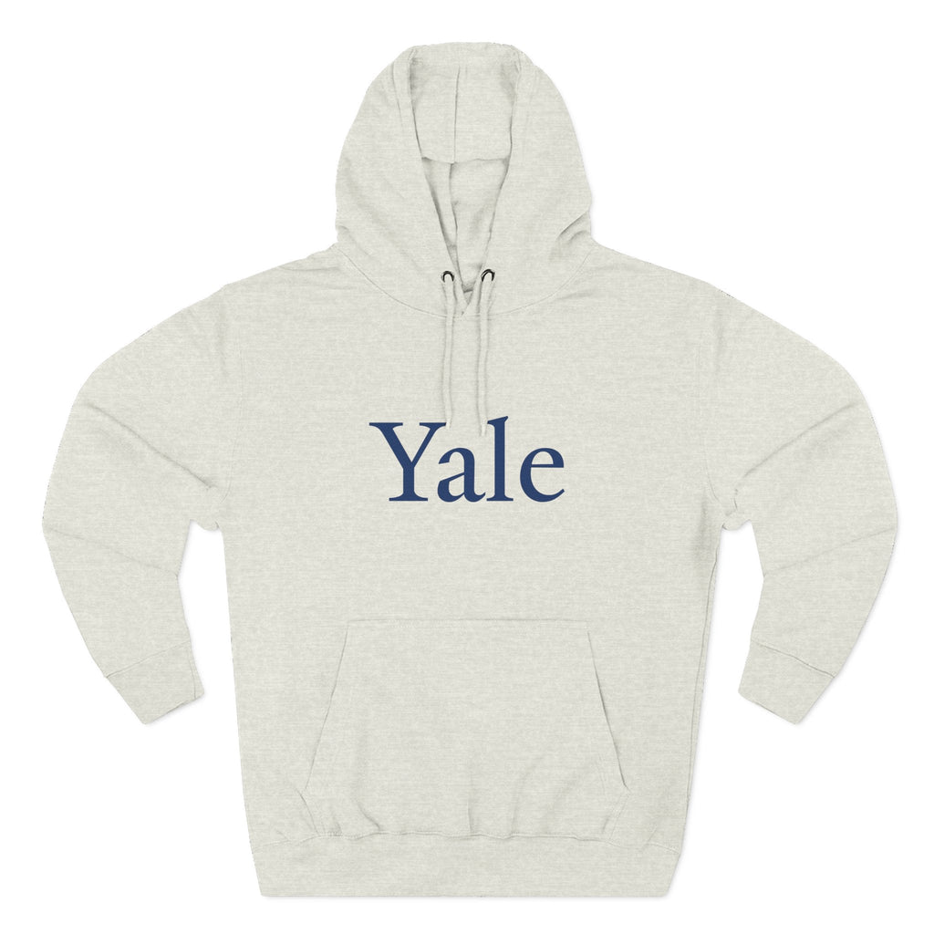 Yale Logo Fleece Hoodie, Casual Wear, College Apparel, Gifts for Graduates, College Sweatshirt, Yale Merchandise - Etna Gift