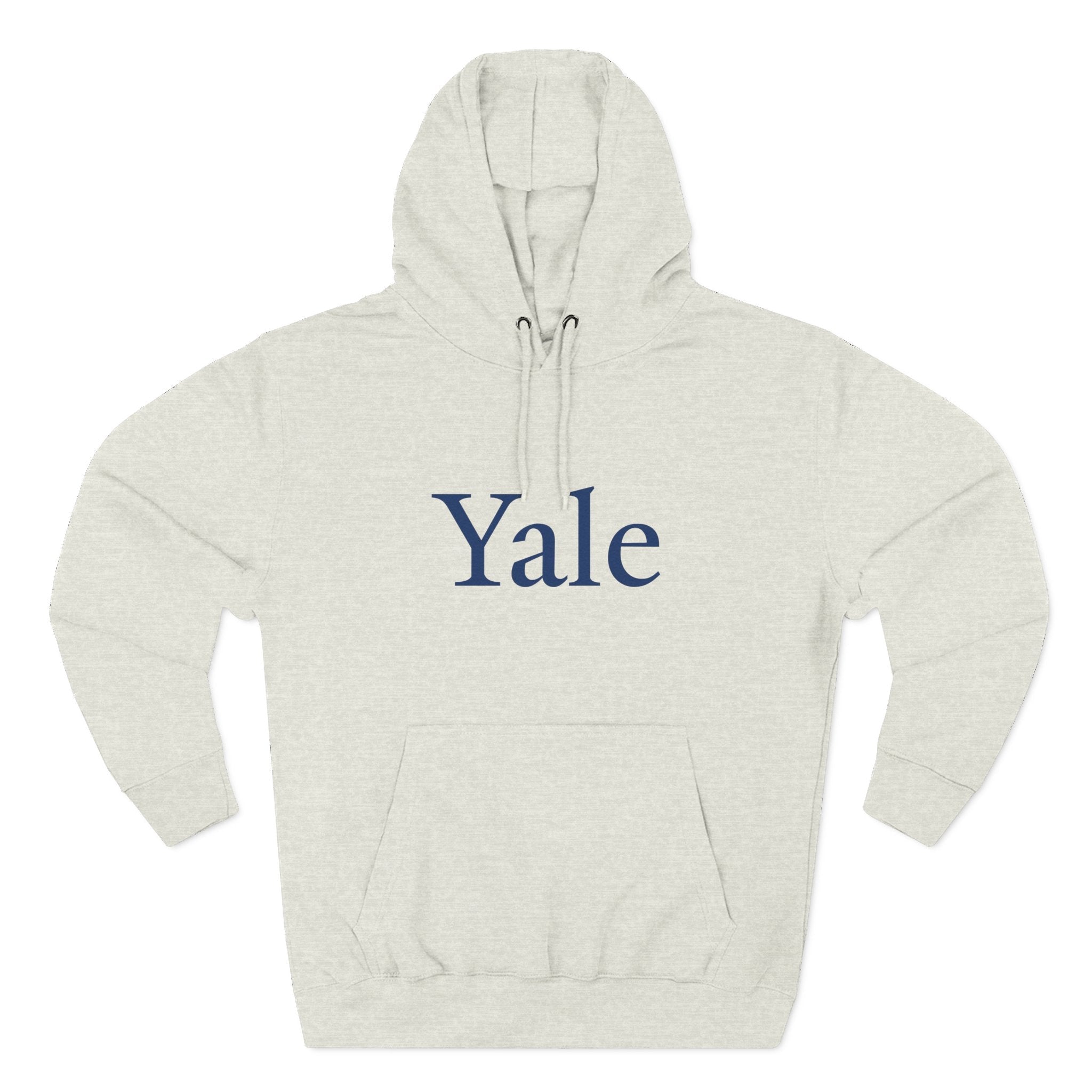 Yale Logo Fleece Hoodie, Casual Wear, College Apparel, Gifts for Graduates, College Sweatshirt, Yale Merchandise - Etna Gift