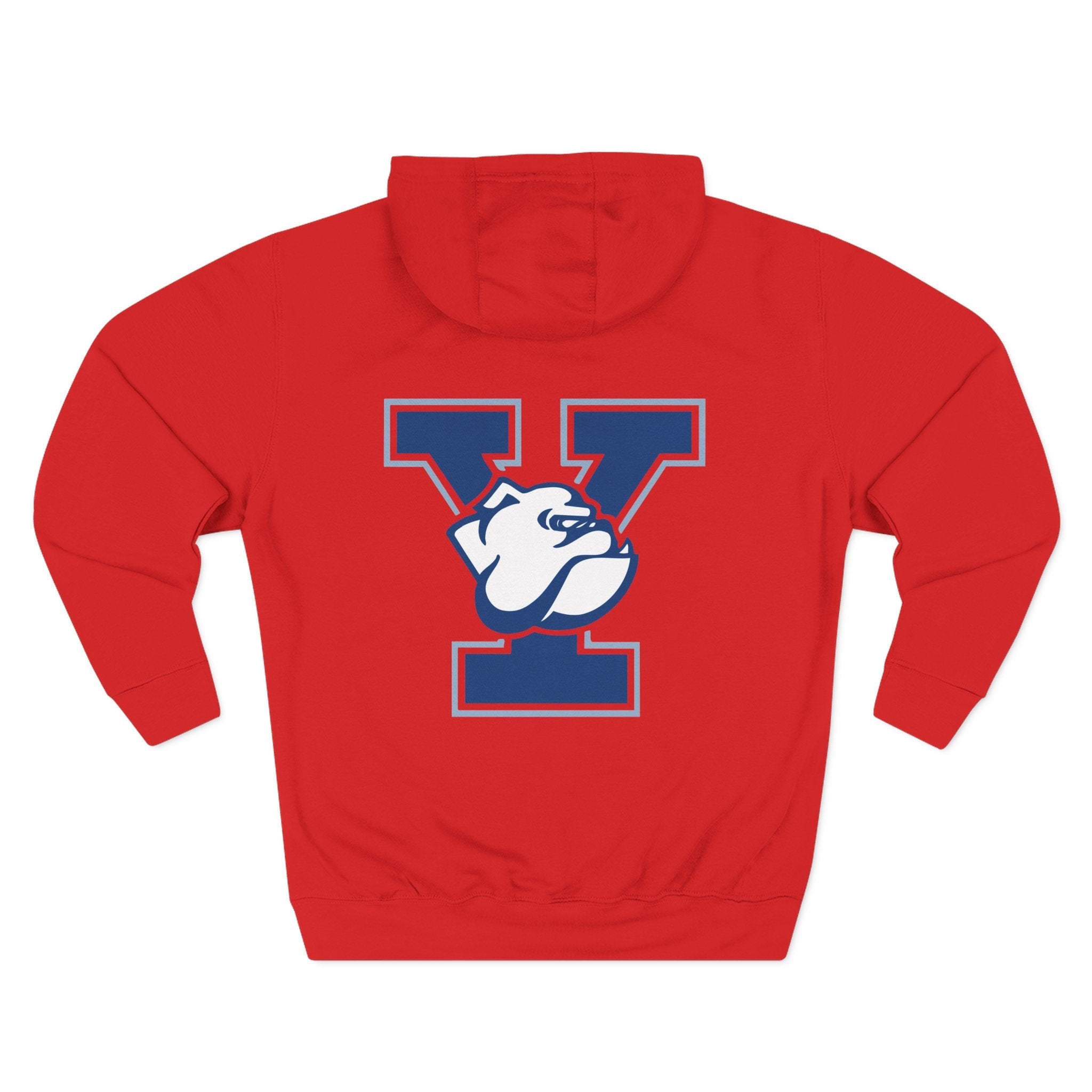 Yale Logo Fleece Hoodie, Casual Wear, College Apparel, Gifts for Graduates, College Sweatshirt, Yale Merchandise - Etna Gift