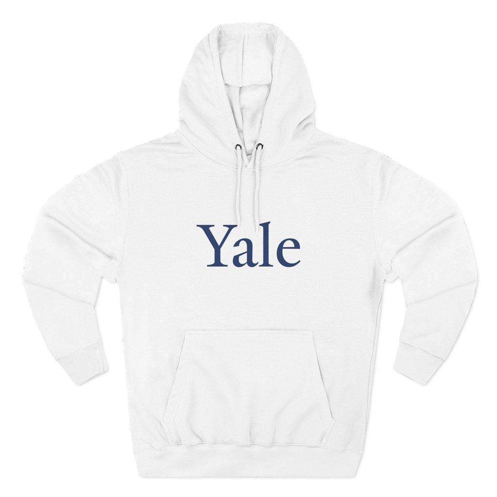 Yale Logo Fleece Hoodie, Casual Wear, College Apparel, Gifts for Graduates, College Sweatshirt, Yale Merchandise - Etna Gift